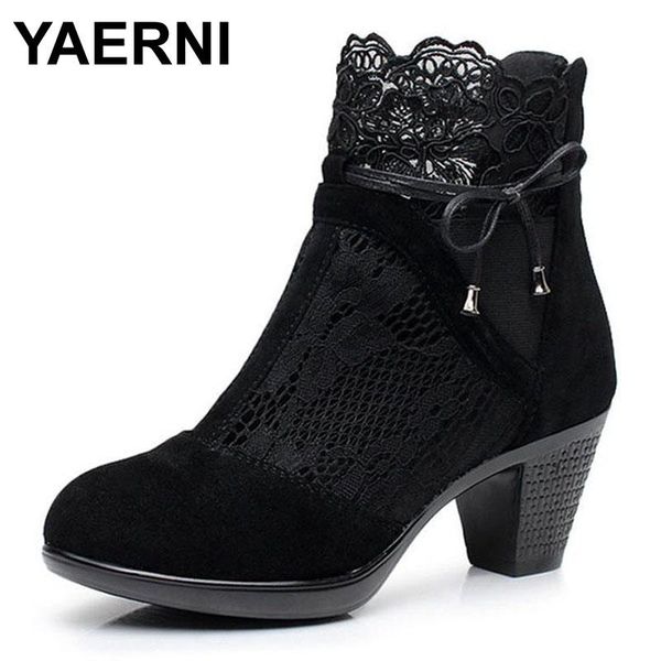 boots yaerni plus size 34-40 genuine leather spring and autumn mar medium hells shoes women's, Black
boots yaerni plus size 34-40 genuine leather spring and autumn mar medium hells shoes women's, Black
