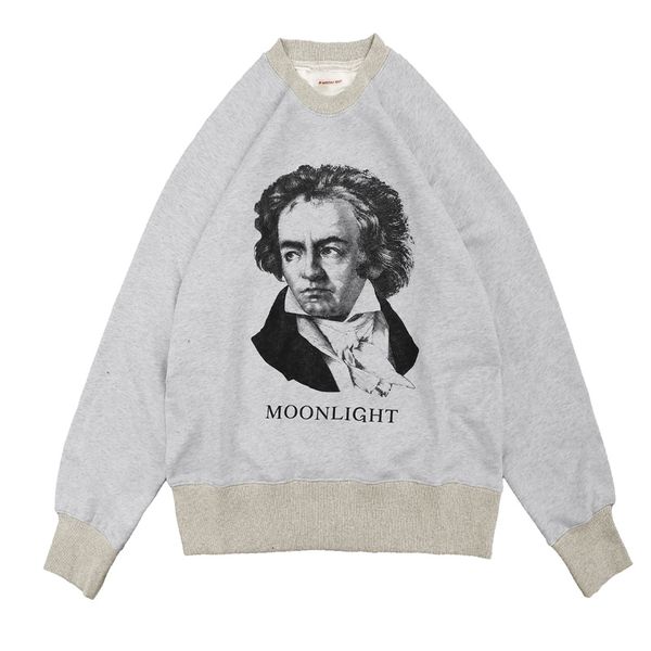 men's hoodies & sweatshirts arrival kapital beethoven picture moonlight hoodie portraits woman's backsleeve smiley cotton vintage, Black
men's hoodies & sweatshirts arrival kapital beethoven picture moonlight hoodie portraits woman's backsleeve smiley cotton vintage, Black