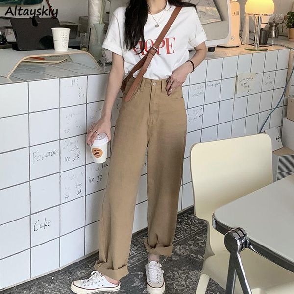 jeans women simple autumn trendy ulzzang khaki leisure high waist harajuku lady denim all-match full length straight teens baggy women', Blue 
jeans women simple autumn trendy ulzzang khaki leisure high waist harajuku lady denim all-match full length straight teens baggy women', Blue