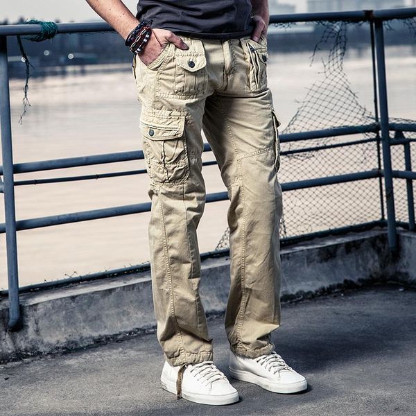 mens military cargo pants solid khaki breathable summer large size multi pocket long trouser spliced pantalon homme men's, Black
mens military cargo pants solid khaki breathable summer large size multi pocket long trouser spliced pantalon homme men's, Black