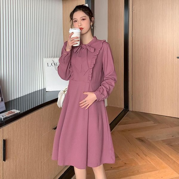 maternity dresses 2021 sweet bowknot collar loose dress big yards pregnant woman ruffles patchwork empire pregnancy a-line, White
maternity dresses 2021 sweet bowknot collar loose dress big yards pregnant woman ruffles patchwork empire pregnancy a-line, White