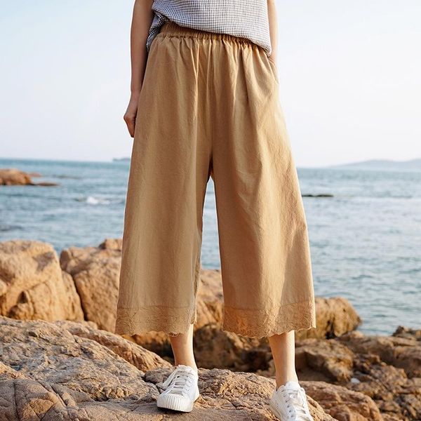 women's pants & capris johnature women casual wide leg high waist 2021 summer solid color trouser embroidery floral loose vintage, Black;white
women's pants & capris johnature women casual wide leg high waist 2021 summer solid color trouser embroidery floral loose vintage, Black;white