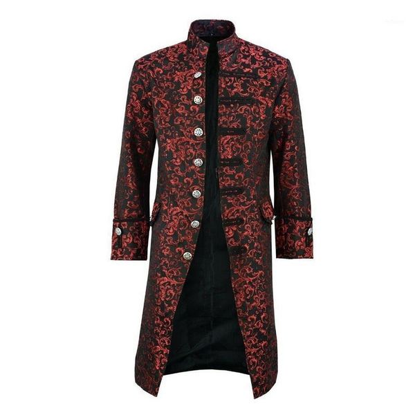 men's jackets mens retro tailcoat goth long steampunk formal gothic victorian frock medieval costumes jacket, Black;brown
men's jackets mens retro tailcoat goth long steampunk formal gothic victorian frock medieval costumes jacket, Black;brown