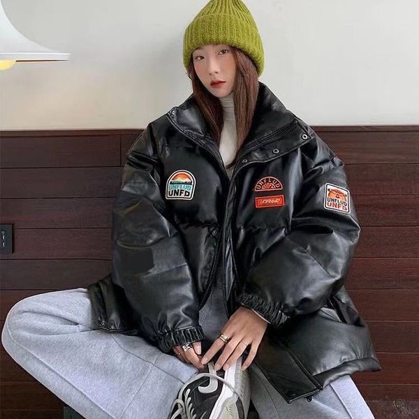 women's jackets pu leather men's and women's quilted jacket, korean thick bread coat, hip hop casual wear, hong kong style, i, Black;brown
women's jackets pu leather men's and women's quilted jacket, korean thick bread coat, hip hop casual wear, hong kong style, i, Black;brown