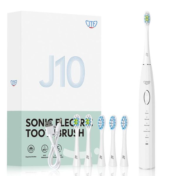 smart electric toothbrush sonic toothbrushes j10 christmas gift waterproof electronic tooth brush 6pcs brushes head replacement
smart electric toothbrush sonic toothbrushes j10 christmas gift waterproof electronic tooth brush 6pcs brushes head replacement