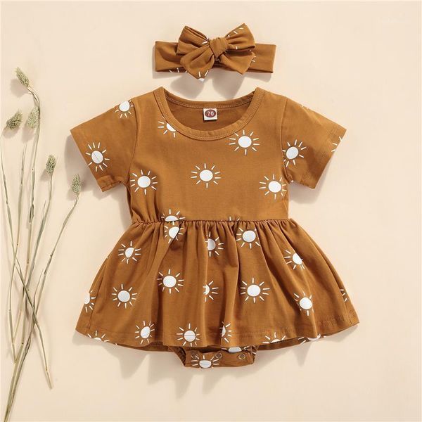 clothing sets born infant girls short-sleeved romper dress+headband,toddler sun printed pattern a-line version summer clothes1, White
clothing sets born infant girls short-sleeved romper dress+headband,toddler sun printed pattern a-line version summer clothes1, White
