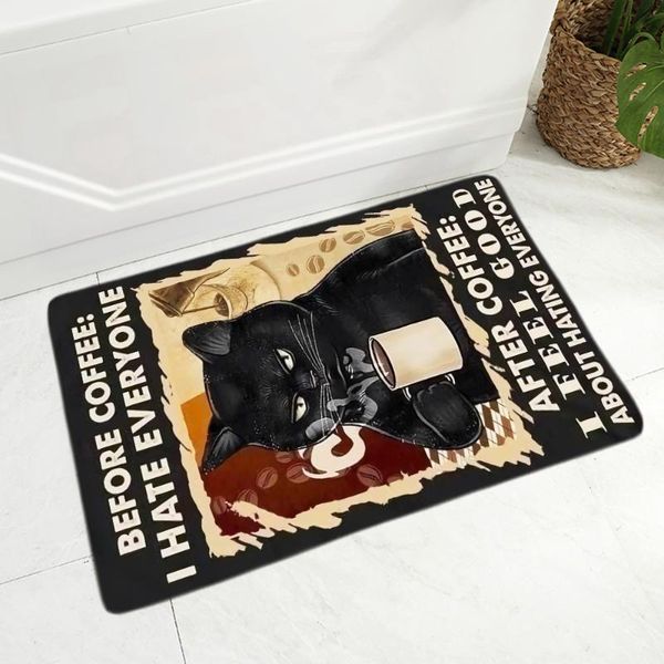vintage coffee cat doormat non-slip printed soft flannel carpet decor cute pet animal floor door mat for hallway 40x60cm carpets
vintage coffee cat doormat non-slip printed soft flannel carpet decor cute pet animal floor door mat for hallway 40x60cm carpets