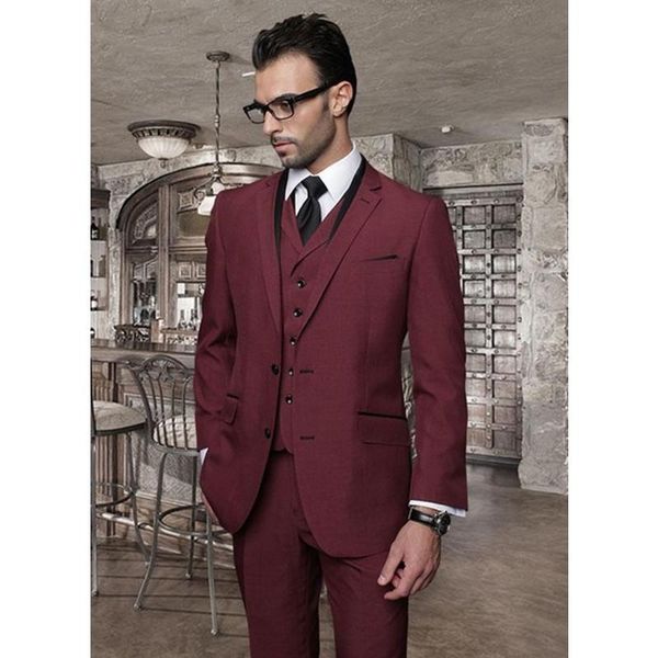 men's suits & blazers 2021 bespoke men for wedding prom party burgundy (jacket+pants+vest) slim fit suit set groomsman man groom tuxedo, White;black
men's suits & blazers 2021 bespoke men for wedding prom party burgundy (jacket+pants+vest) slim fit suit set groomsman man groom tuxedo, White;black