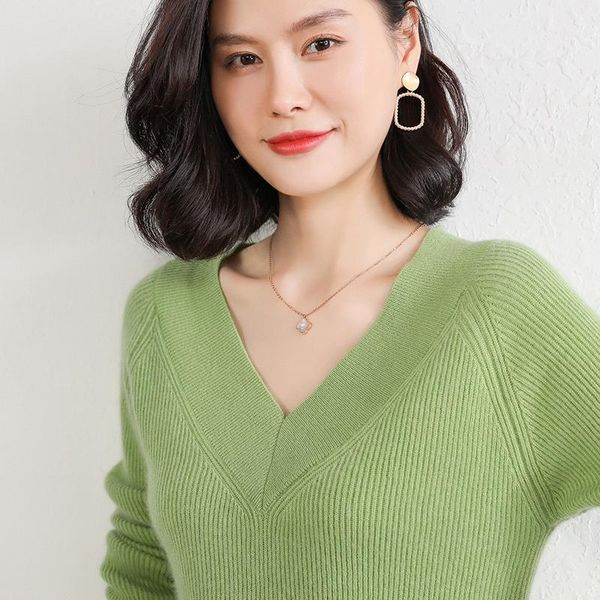 big v-neck sweaters women 100% cashmere knit jumpers soft ladies pullover standard clothes women's, White;black
big v-neck sweaters women 100% cashmere knit jumpers soft ladies pullover standard clothes women's, White;black