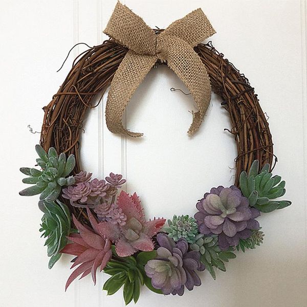 decorative flowers & wreaths round simulation garland succulent garlands for home party wedding decoration hanging pendants wall window deco
decorative flowers & wreaths round simulation garland succulent garlands for home party wedding decoration hanging pendants wall window deco