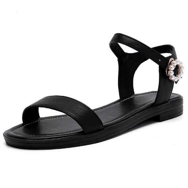 women's sandals flats gladiator leather flip flops summer shoes for women buckle casual beach girls plus size 35-43, Black
women's sandals flats gladiator leather flip flops summer shoes for women buckle casual beach girls plus size 35-43, Black