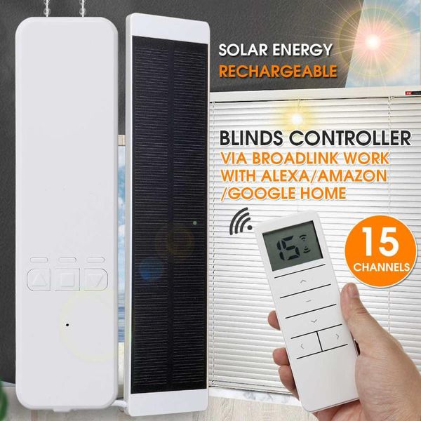 smart home control automatic motorized chain roller blinds automation kit with remote and mobile via alexa/google/wifi
smart home control automatic motorized chain roller blinds automation kit with remote and mobile via alexa/google/wifi