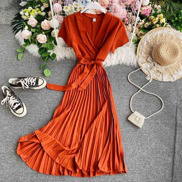 two piece dress vestidos dress office lady summer v-neck short-sleeve slim elegant waist lace-up pleated for women 8nvv, White
two piece dress vestidos dress office lady summer v-neck short-sleeve slim elegant waist lace-up pleated for women 8nvv, White