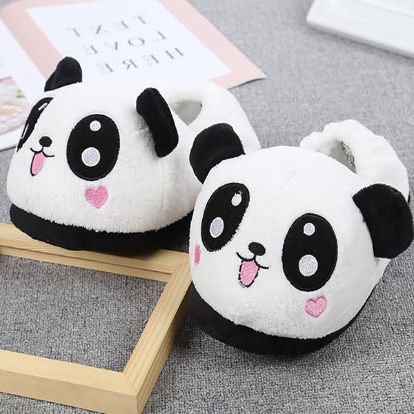 cute panda plush slippers female warm home couple cartoon cotton male winter, Black
cute panda plush slippers female warm home couple cartoon cotton male winter, Black