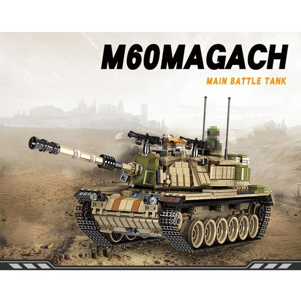 educational m60 magach israel main battle tank model kits military toy building blocks for boy
educational m60 magach israel main battle tank model kits military toy building blocks for boy
