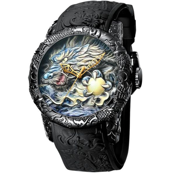 wristwatches megalith fashion brand 3d dragon sculpture watches men sport waterproof big dial quartz for relogio masculino 8041, Slivery;brown
wristwatches megalith fashion brand 3d dragon sculpture watches men sport waterproof big dial quartz for relogio masculino 8041, Slivery;brown