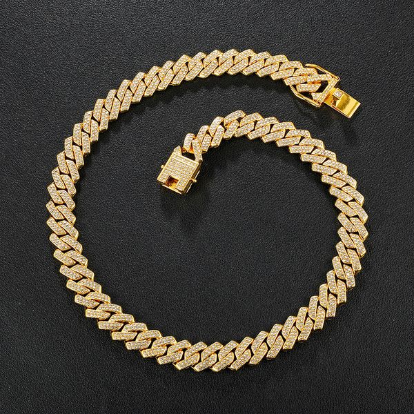 hip hop aaa bling 13.5mm prong cuban chain 2 row iced out men's necklace rhinestone zircon paved necklaces for men women jewelry, Black
hip hop aaa bling 13.5mm prong cuban chain 2 row iced out men's necklace rhinestone zircon paved necklaces for men women jewelry, Black