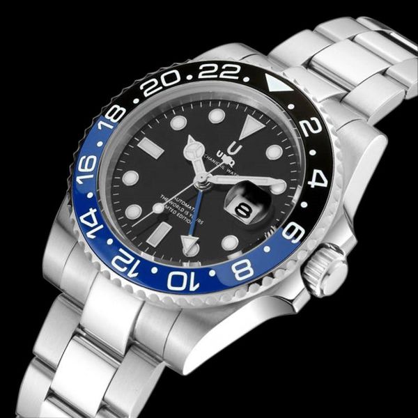 wristwatches men's automatic mechanical watch black blue ceramic ring rotate luminous gmt stainless steel bracelet, Slivery;brown
wristwatches men's automatic mechanical watch black blue ceramic ring rotate luminous gmt stainless steel bracelet, Slivery;brown
