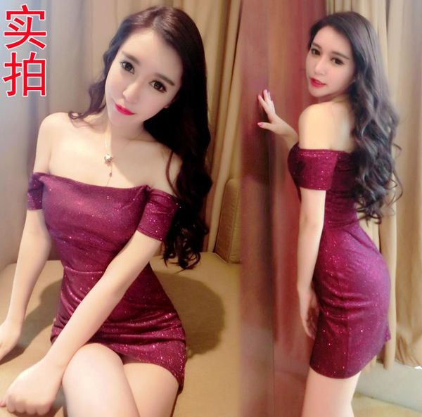 casual dresses club one word led dress of cultivate morality show thin shiny package hip with short sleeves that wipe a bosom, Black;gray
casual dresses club one word led dress of cultivate morality show thin shiny package hip with short sleeves that wipe a bosom, Black;gray