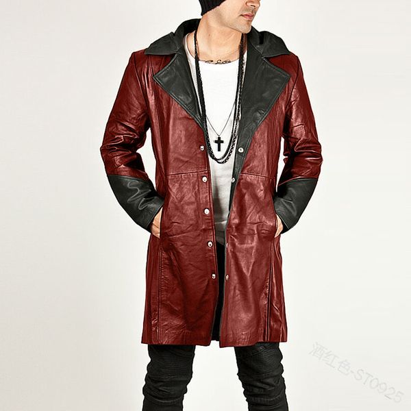 men's fur & faux automotive mens leather jackets spring plus size 3xl avirex hooded trench coats for men streetwear aj01, Black
men's fur & faux automotive mens leather jackets spring plus size 3xl avirex hooded trench coats for men streetwear aj01, Black