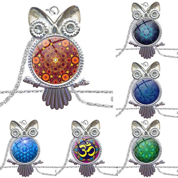 pendant necklaces sacred geometry and mandala for girls gift glass galaxy necklace women plated jewelry, Silver
pendant necklaces sacred geometry and mandala for girls gift glass galaxy necklace women plated jewelry, Silver