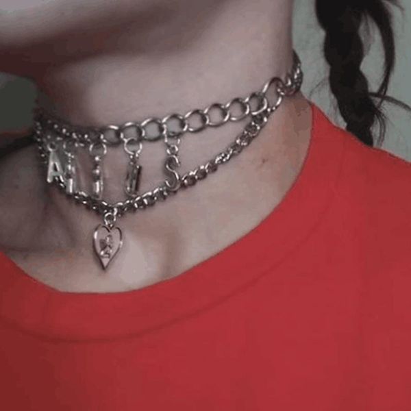 chokers punk vintage alloy letter love pendant clavicle chain necklaces for women 2021 fashion simple y2k short necklace jewelry gifts, Golden;silver
chokers punk vintage alloy letter love pendant clavicle chain necklaces for women 2021 fashion simple y2k short necklace jewelry gifts, Golden;silver