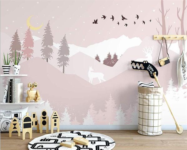 wallpapers customize any size mural wallpaper 3d hand-painted forest elk wall painting children bedroom background papel de parede
wallpapers customize any size mural wallpaper 3d hand-painted forest elk wall painting children bedroom background papel de parede