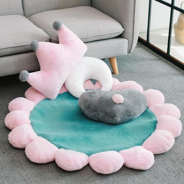 round flower floor mat bedroom home bay window bed rug baby living room party decoration carpets
round flower floor mat bedroom home bay window bed rug baby living room party decoration carpets