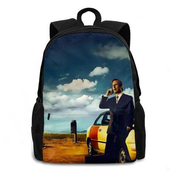 better call saul #2 fashion large-capacity outdoor travel leisure backpack,student computer storage bag backpack
better call saul #2 fashion large-capacity outdoor travel leisure backpack,student computer storage bag backpack