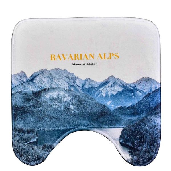 bath mats soft u-shaped mat bavarian alps scenery polyester absorbent anti-slip commode rug for home el
bath mats soft u-shaped mat bavarian alps scenery polyester absorbent anti-slip commode rug for home el