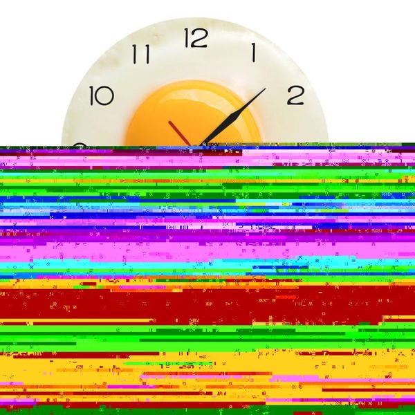 creative poached egg wall clock modern living room home decor supplies clocks
creative poached egg wall clock modern living room home decor supplies clocks