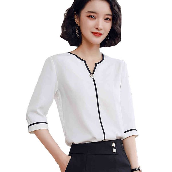 women's blouses & shirts 2021 new white green half sleeve summer office blouse for women work latest fashion formal ladies female shir
women's blouses & shirts 2021 new white green half sleeve summer office blouse for women work latest fashion formal ladies female shir