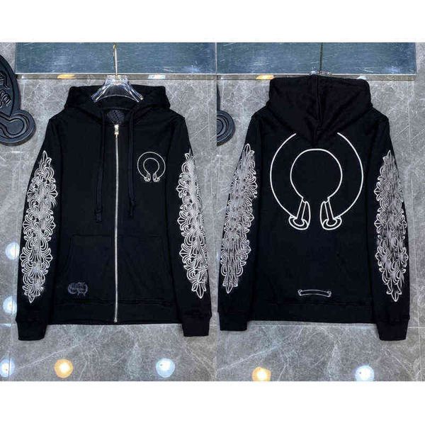luxury mens classic zipper fashion ch sweatshirts hoodies designer horseshoe sanskrit cross print pullover hooded sweater woman loose jackts, Black
luxury mens classic zipper fashion ch sweatshirts hoodies designer horseshoe sanskrit cross print pullover hooded sweater woman loose jackts, Black