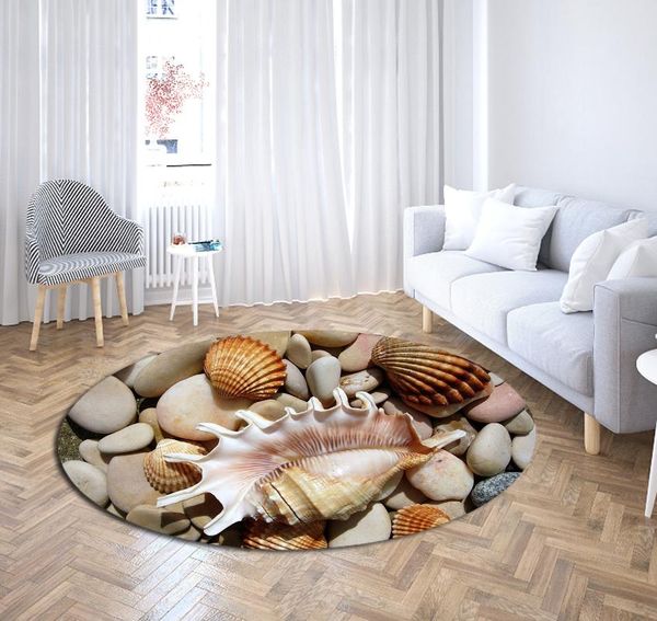 carpets beach stone print polyester area rugs round mats for living room bedroom children computer chair floor
carpets beach stone print polyester area rugs round mats for living room bedroom children computer chair floor