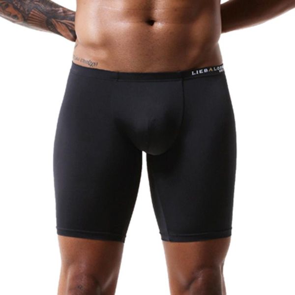 underpants ice silk long men boxer low waist solid underwear boxershorts leg trunks panties, Black;white
underpants ice silk long men boxer low waist solid underwear boxershorts leg trunks panties, Black;white