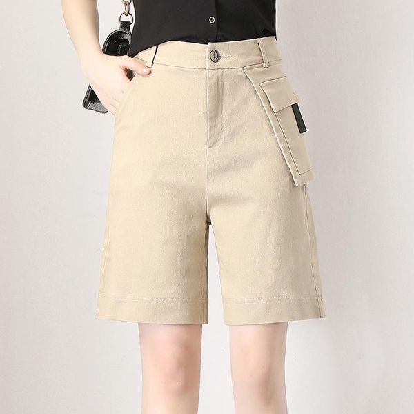 women's pants & capris migazure knee length short office lady zipper solid color black khaki high waist pocket cargo women summer, Black;white
women's pants & capris migazure knee length short office lady zipper solid color black khaki high waist pocket cargo women summer, Black;white
