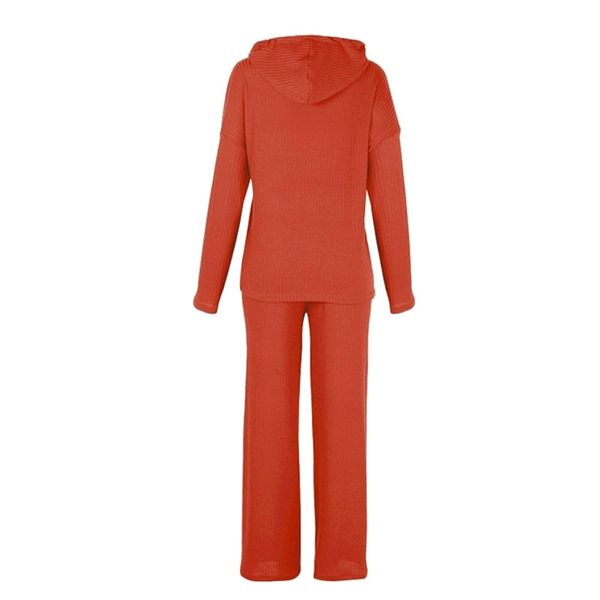 2021 new fashion kint suits temperament two piece casual set women long pullovers and wide-leg pants, Red
2021 new fashion kint suits temperament two piece casual set women long pullovers and wide-leg pants, Red