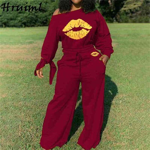 loungewear women lips casual loose long sleeve two piece set and pants elastic waist fashiroupas femininas 210513, White
loungewear women lips casual loose long sleeve two piece set and pants elastic waist fashiroupas femininas 210513, White