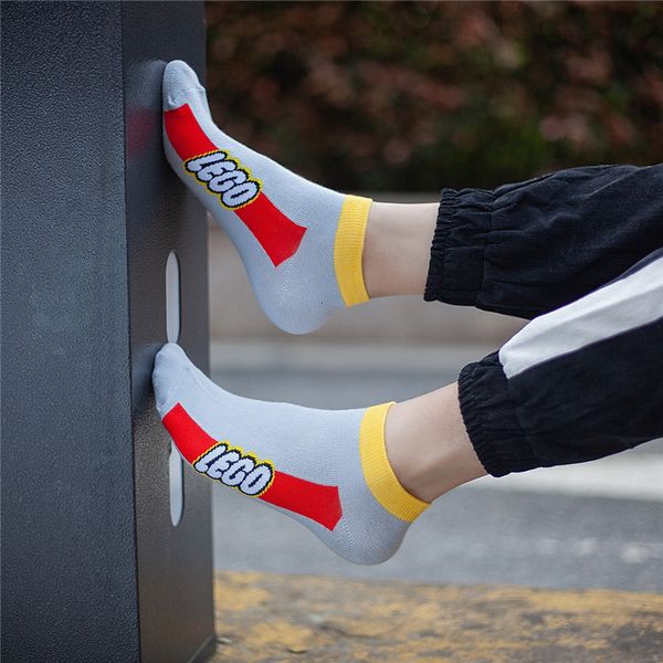 spring summer cotton creative color matching men' boat street sports br low socks absorb sweat and breathe y, Red;black
spring summer cotton creative color matching men' boat street sports br low socks absorb sweat and breathe y, Red;black