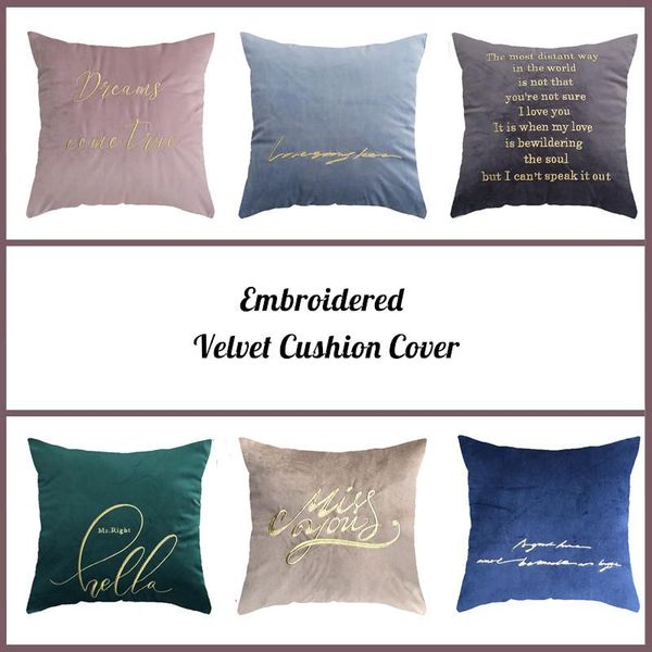 embroidered velvet cushion cover nordic ins style soft pillowcase for sofa car bedroom decorative living room home decor 45x45cm cushion/dec
embroidered velvet cushion cover nordic ins style soft pillowcase for sofa car bedroom decorative living room home decor 45x45cm cushion/dec