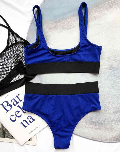 new 2021 ribbed sport high waist women swimsuit female swimwear two pieces bikini set bather bathing suit swim ladying
new 2021 ribbed sport high waist women swimsuit female swimwear two pieces bikini set bather bathing suit swim ladying
