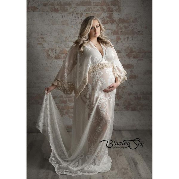 po shoot soft maxi long bell sleeves boho maternity robe pregnant gown woman clothes for pography prop baby shower costume dresses, White
po shoot soft maxi long bell sleeves boho maternity robe pregnant gown woman clothes for pography prop baby shower costume dresses, White