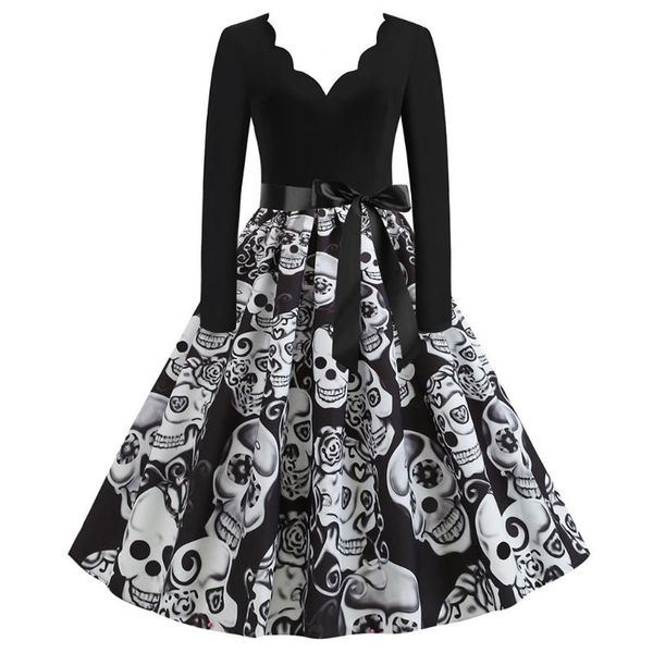 casual dresses amsgend women's clothing appliques woman dress vintage long sleeve halloween 1950s housewife evening party for girls, Black;gray
casual dresses amsgend women's clothing appliques woman dress vintage long sleeve halloween 1950s housewife evening party for girls, Black;gray