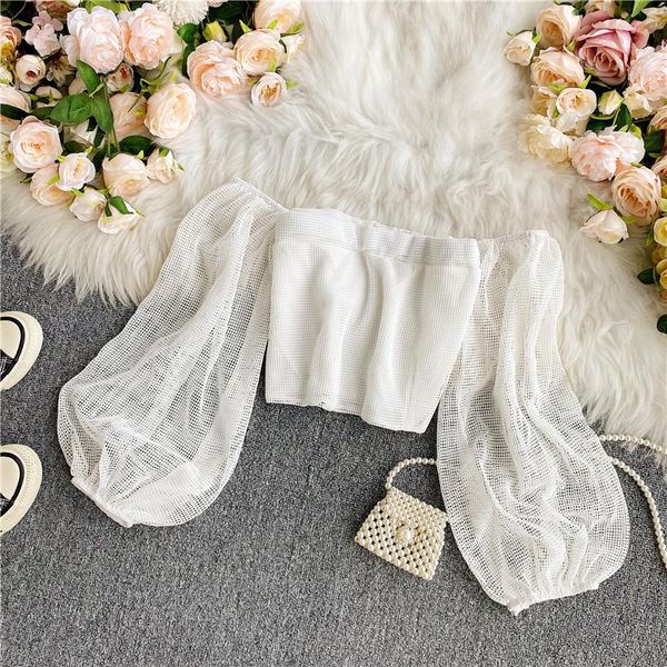 women's blouses & shirts 2021 autumn vintage square collar blouse shirt puff long sleeve slim high waist women korean solid cotton pol, White
women's blouses & shirts 2021 autumn vintage square collar blouse shirt puff long sleeve slim high waist women korean solid cotton pol, White