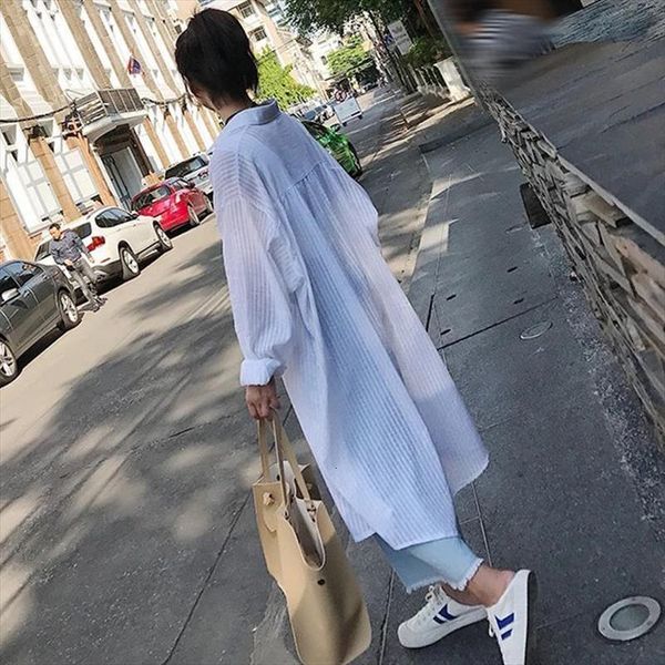 clothing summer large size cardigan womens blouses mid length loose breathable blusas ropa de mujer, White
clothing summer large size cardigan womens blouses mid length loose breathable blusas ropa de mujer, White