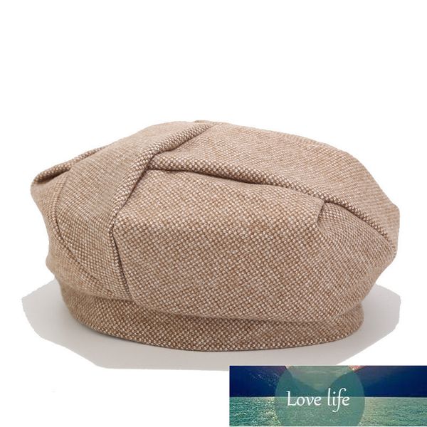 brand women wool beret for elegant lady winter female cotton hats plaid vintage octagonal casual boina autumn girl cap factory price expert, Blue;gray
brand women wool beret for elegant lady winter female cotton hats plaid vintage octagonal casual boina autumn girl cap factory price expert, Blue;gray
