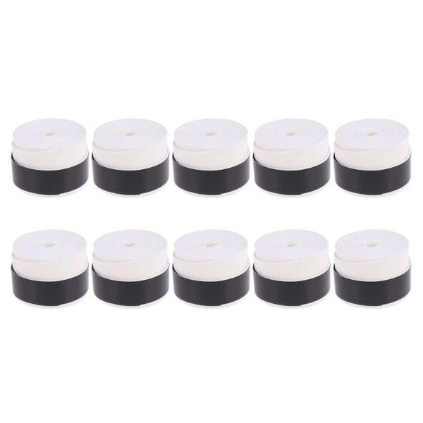10pcs white racket grip anti perforated super absorbent tennis squash badminton overgrip sweat band sweatband, Yellow;black
10pcs white racket grip anti perforated super absorbent tennis squash badminton overgrip sweat band sweatband, Yellow;black