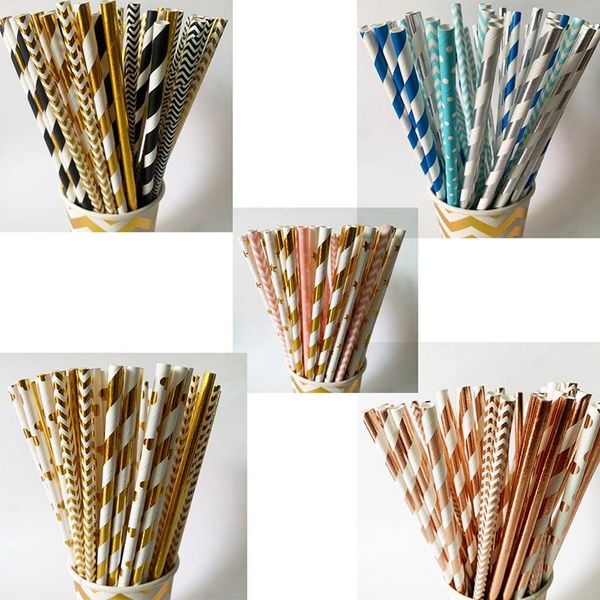 disposable dinnerware 50pcs gold paper straws pink strip dot drinking straw wedding baby shower kids birthday party event decor supplies
disposable dinnerware 50pcs gold paper straws pink strip dot drinking straw wedding baby shower kids birthday party event decor supplies