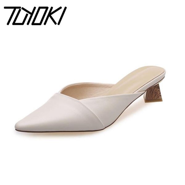 dress shoes tuyoki fashion women sandals special strange high heels slippers pointed toe genuine leather footwear size 34-39, Black
dress shoes tuyoki fashion women sandals special strange high heels slippers pointed toe genuine leather footwear size 34-39, Black