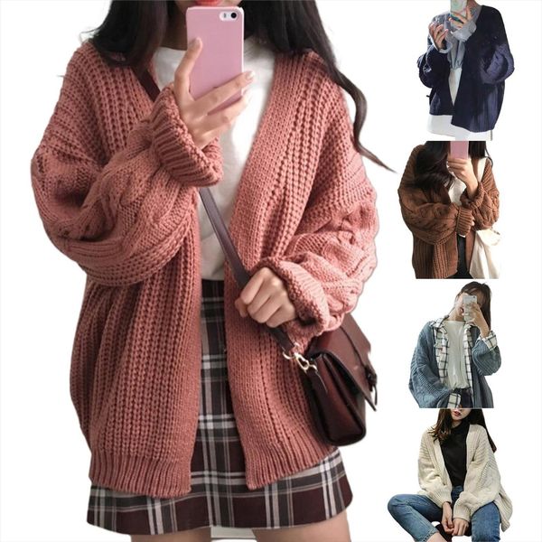 sell women winter warm sweaters solid cardigans long sleeve ladies soft handfeel knit for, White;black
sell women winter warm sweaters solid cardigans long sleeve ladies soft handfeel knit for, White;black
